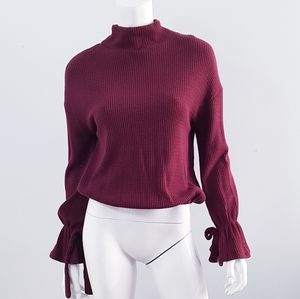 Fab Stretchy William Rast Knit w/Bell Wrist Tie Up (D)